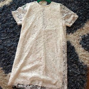 White lace dress